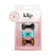 Klip Papillon Bleu - Barette aimantée - Lot de 3